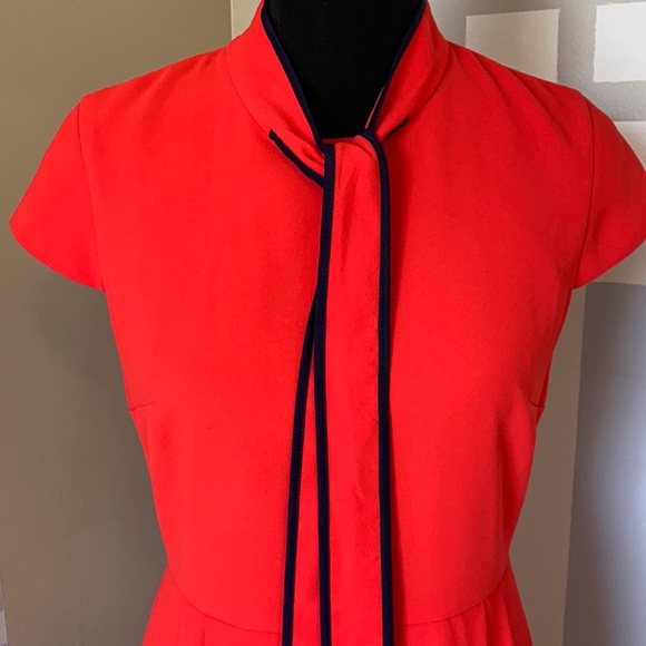 J.Crew - Tie-Neck Sleeveless Dress 365 Crepe J2557 - Picture 3 of 6